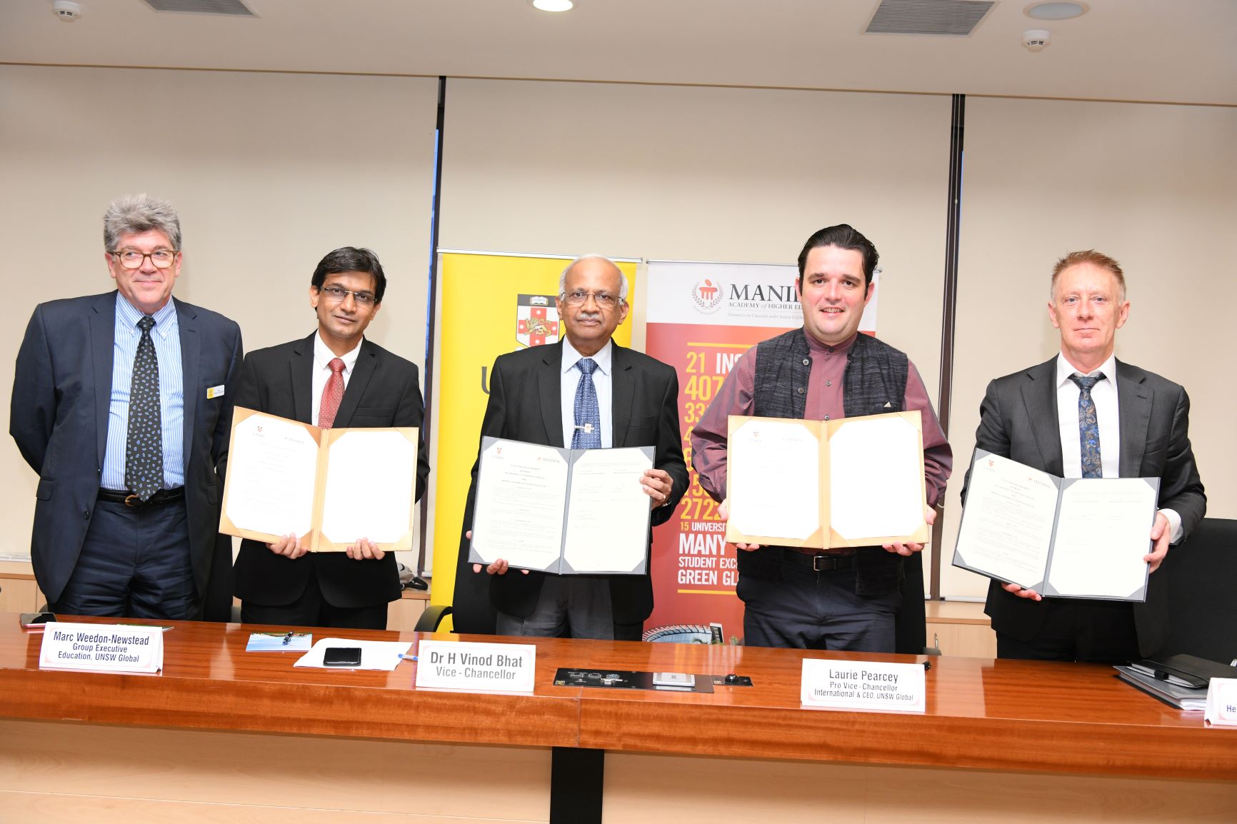 Landmark partnership between UNSW Sydney and MAHE Manipal